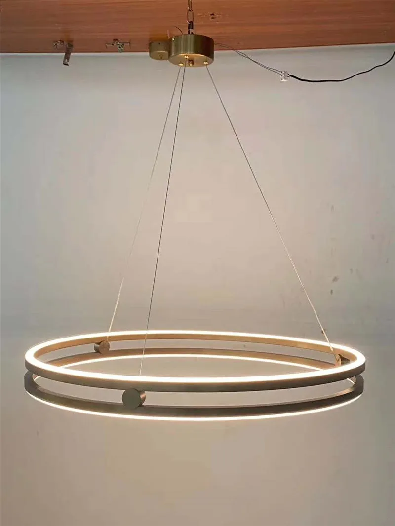 Over-Lapped Circle Updown Light LED Pendant