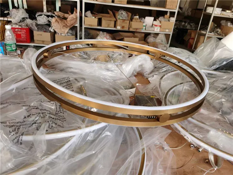 Over-Lapped Circle Updown Light LED Pendant