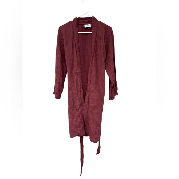 Parachute Cloud Cotton Robe - Mulberry - Size Small