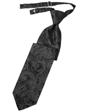 Pewter Tapestry Kids Necktie