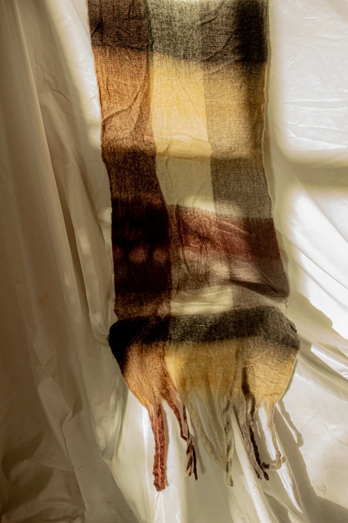 Plaid Warm Wrap Scarf