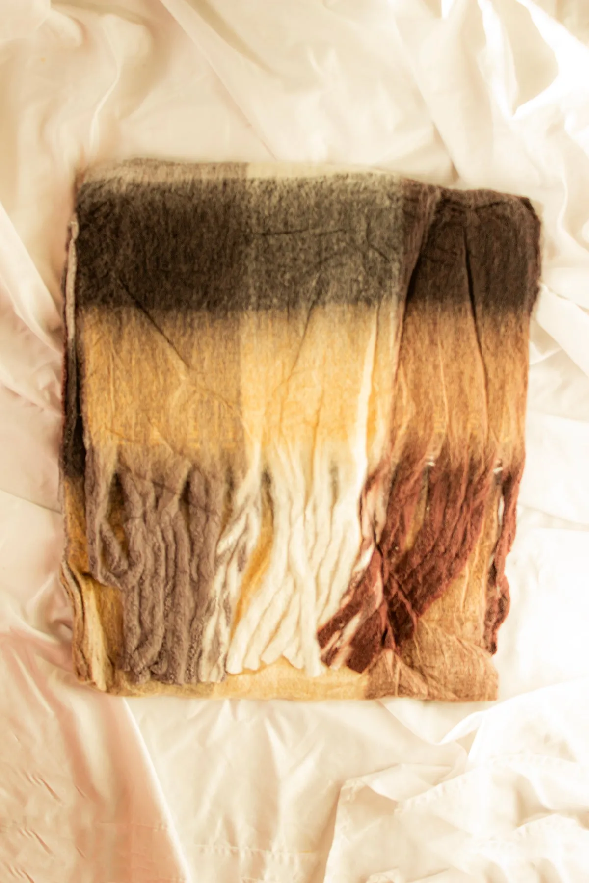 Plaid Warm Wrap Scarf