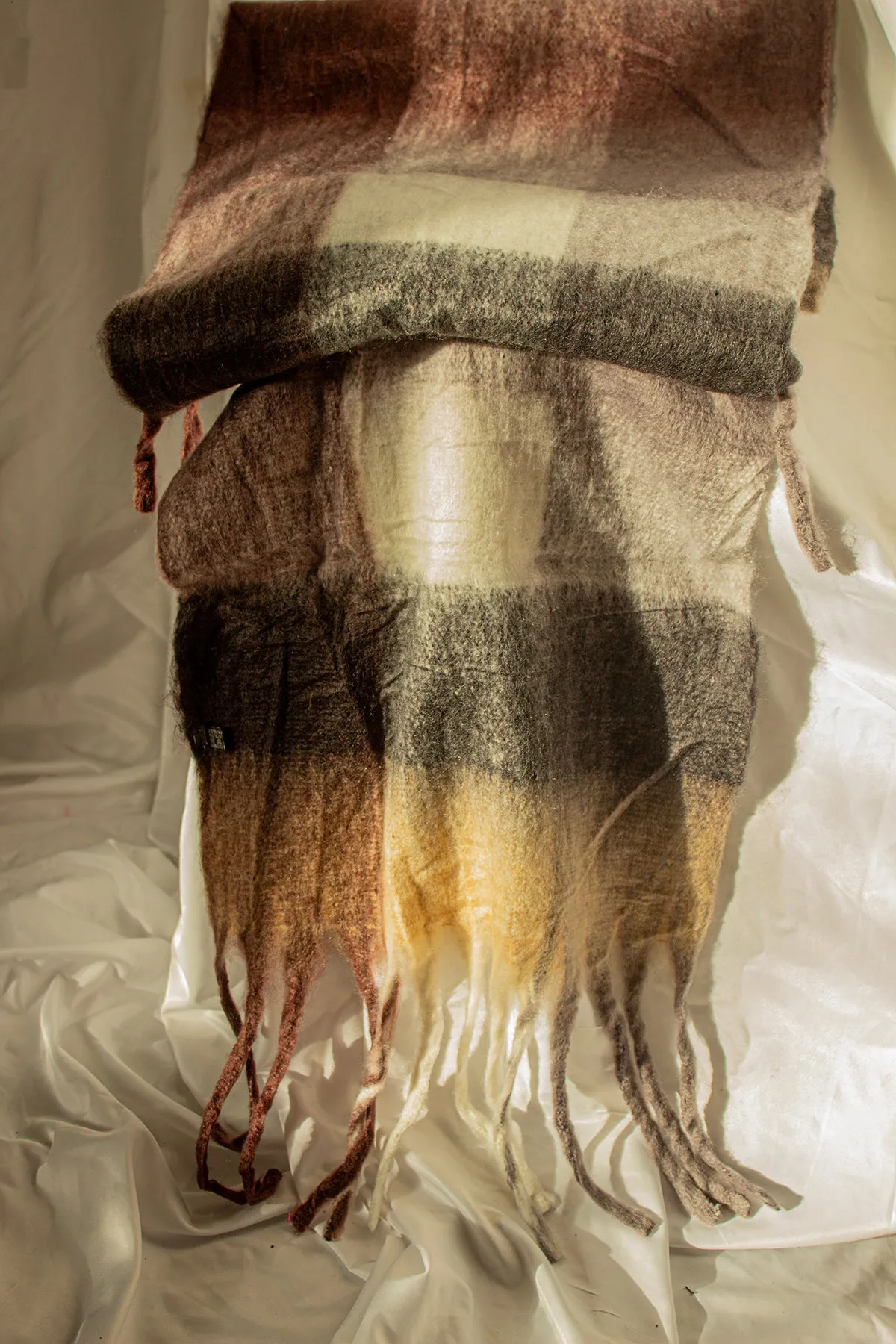 Plaid Warm Wrap Scarf