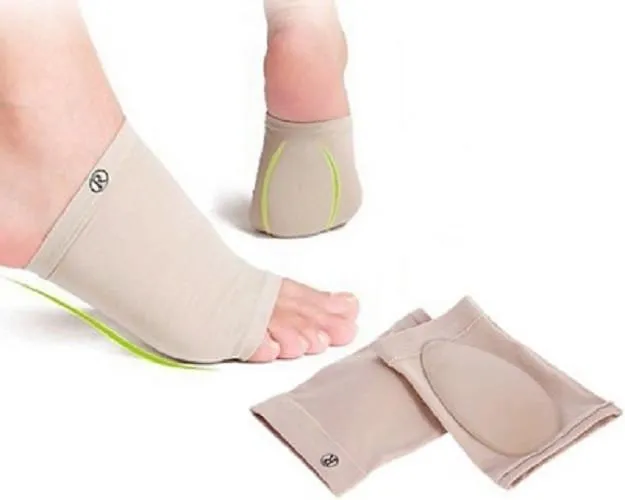 Plantar Fasciitis Gel Infused Arch Support Cushioned Foot Sleeves