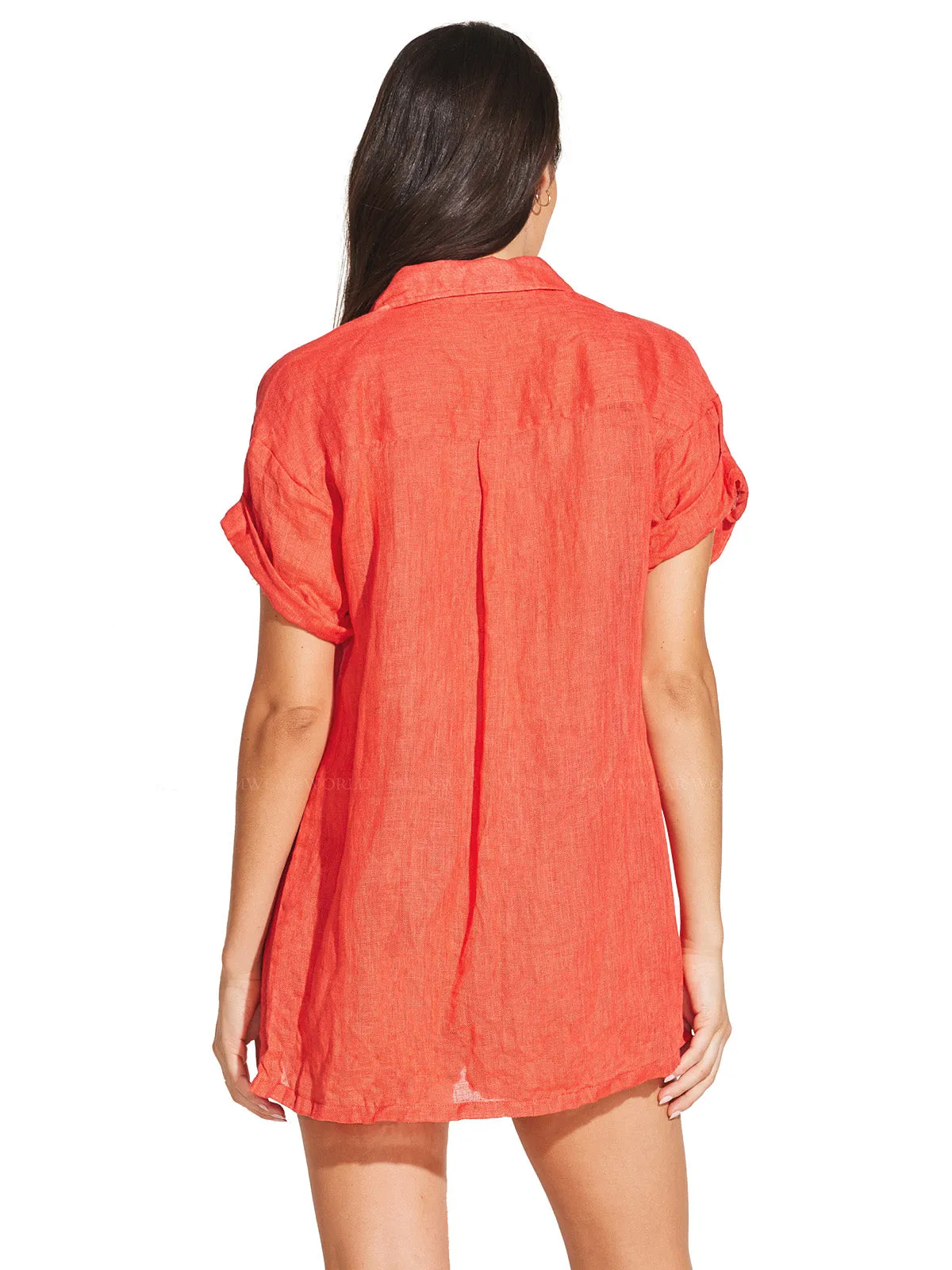 Playa Pocket Blouse-Tallows Short ::RET