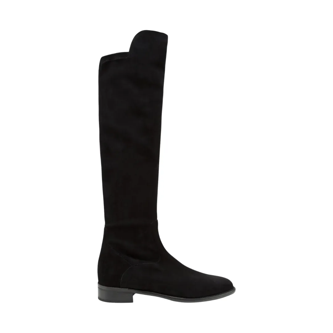 Pull-On Boot - Black Suede