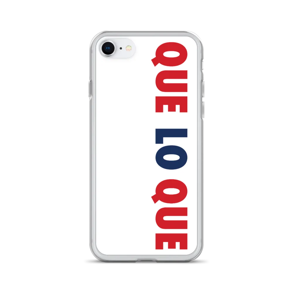 Que Lo Que Dominican iPhone Case