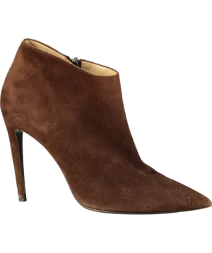 Ralph Lauren Brown Tasella Suede Heel Boot UK 8 EU 41 👠