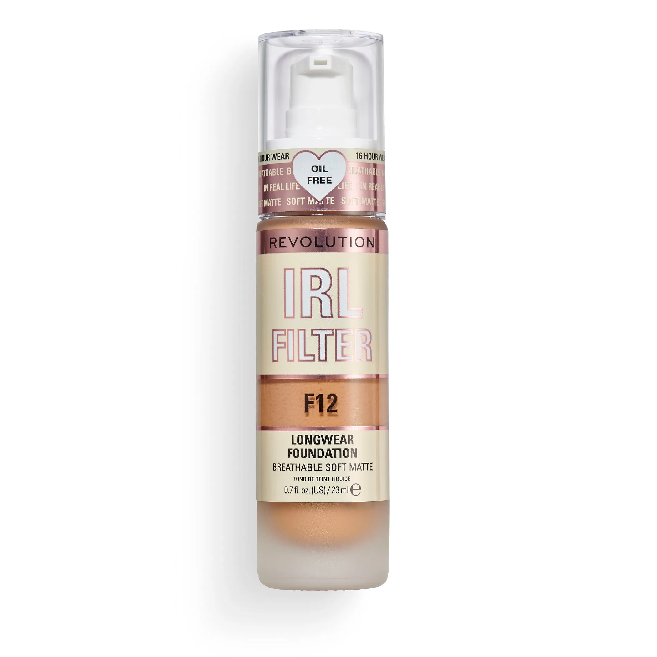 Revolution IRL Filter Longwear Foundation F12