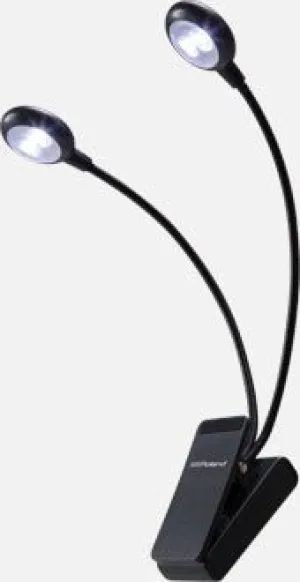 Roland LCL-15C Dual Clip Light with Cool White LEDs
