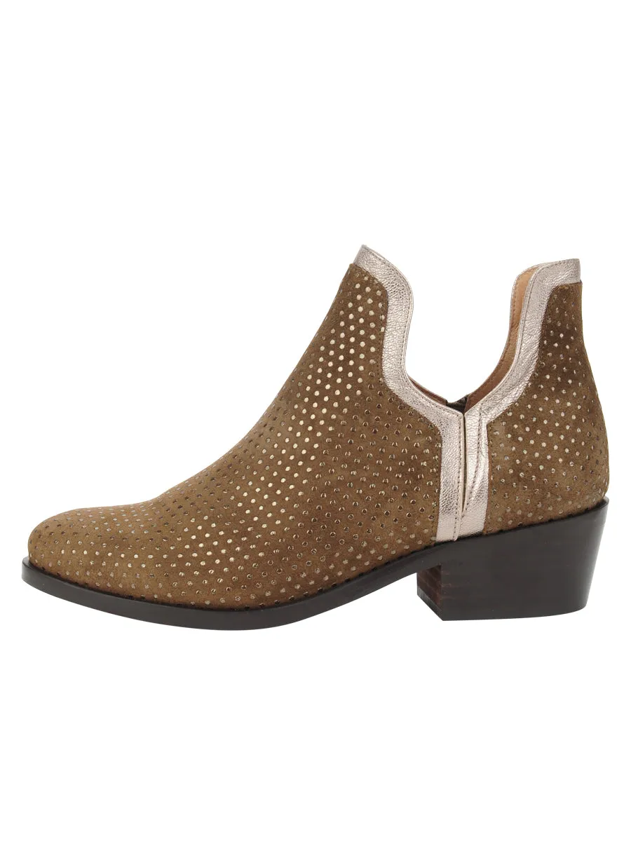 Rowan Suede Bootie