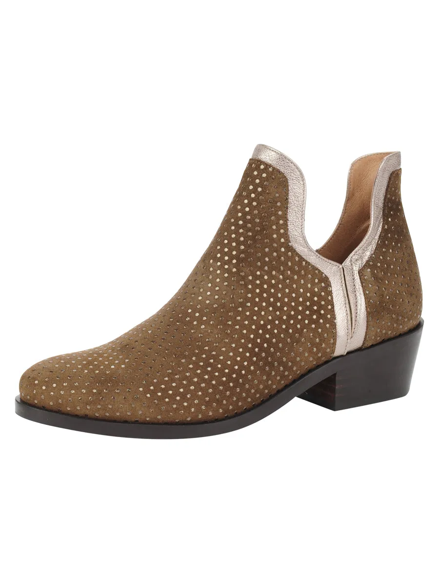 Rowan Suede Bootie