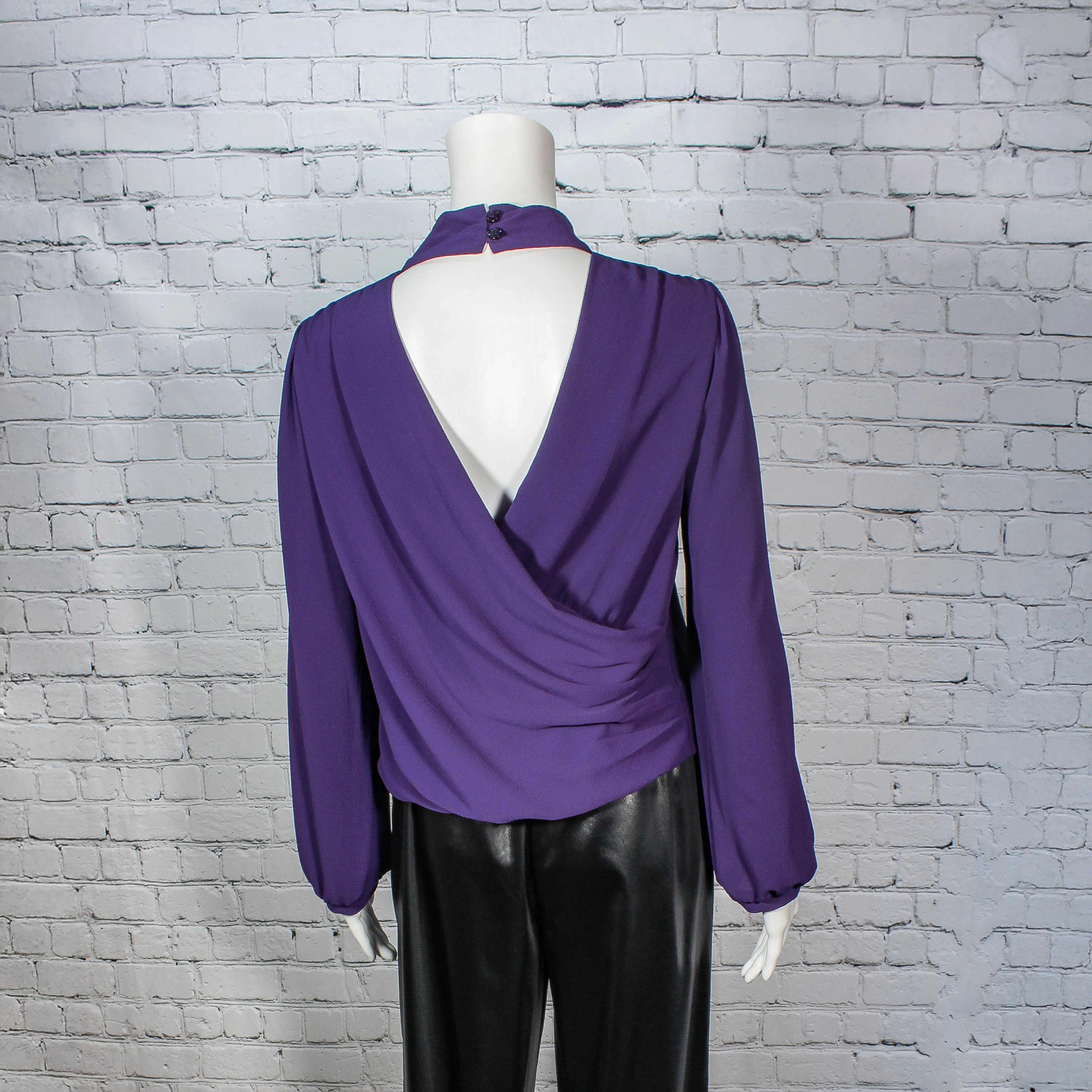 SALE! Gabin Long Sleeve Top in Eggplant by Drew