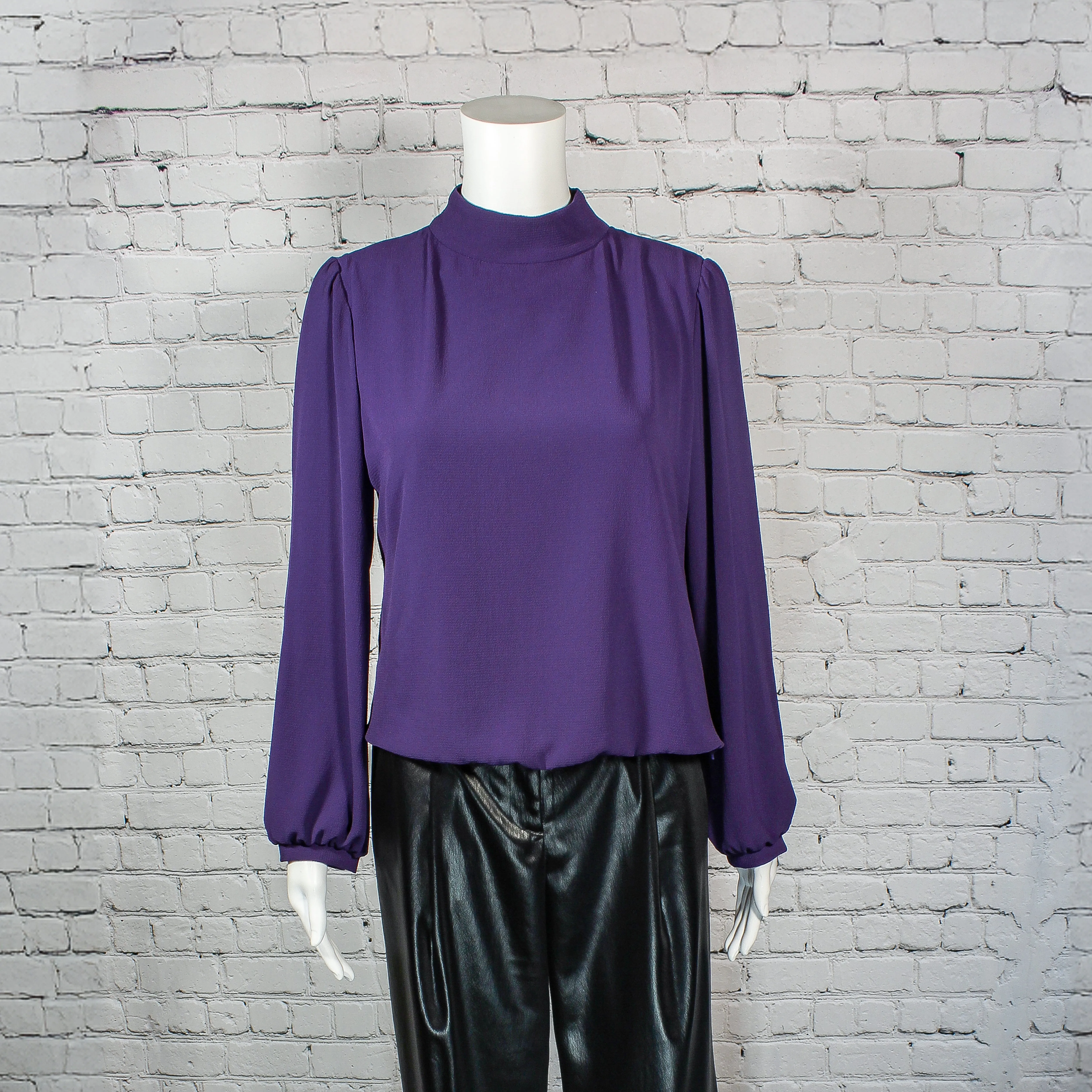 SALE! Gabin Long Sleeve Top in Eggplant by Drew