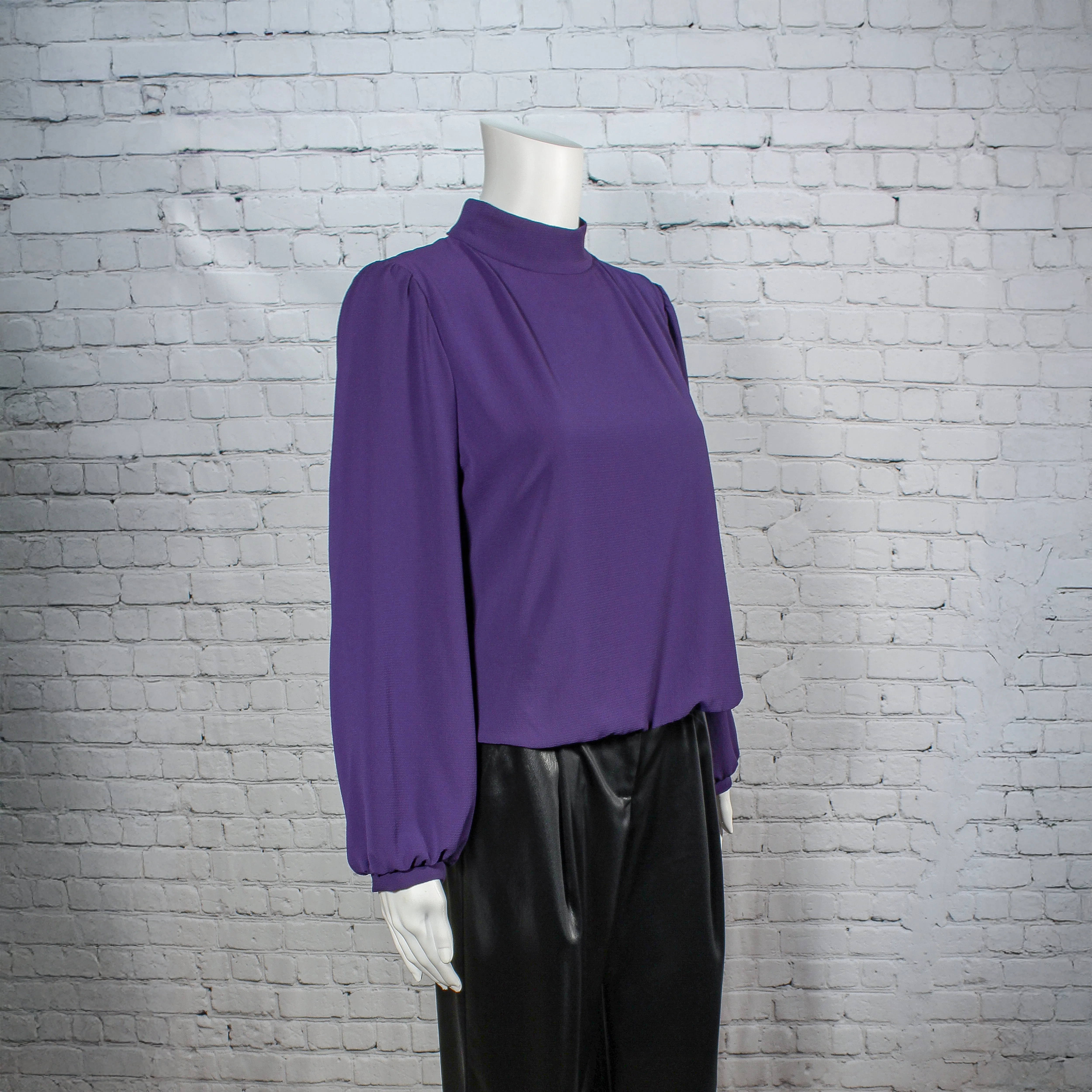 SALE! Gabin Long Sleeve Top in Eggplant by Drew