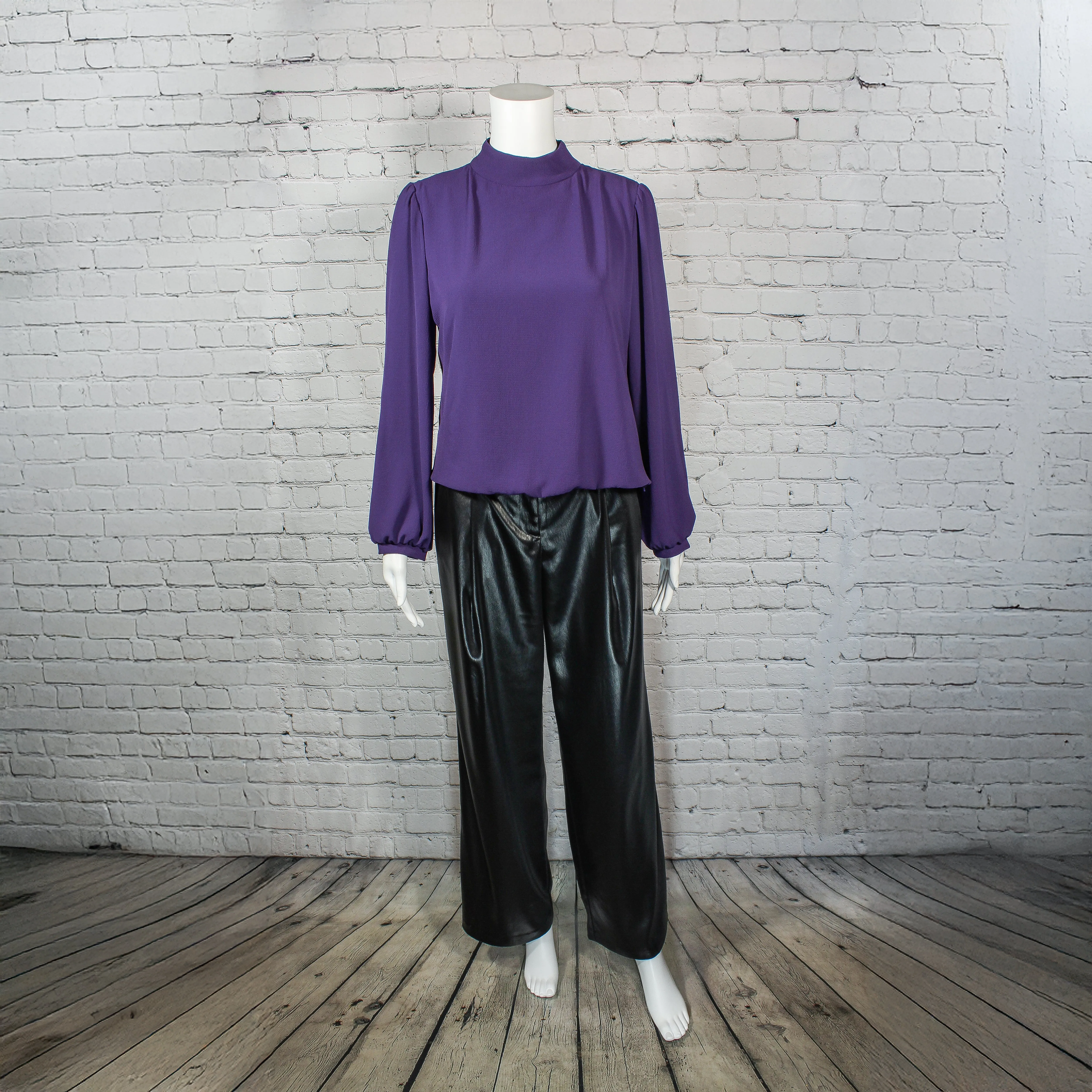 SALE! Gabin Long Sleeve Top in Eggplant by Drew