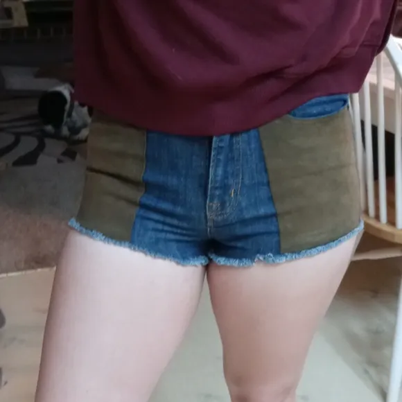 Sale UO BDG Suede High Rise Cheeky Shorts