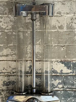 Salvaged Heyes Aluminium Double Strip Light