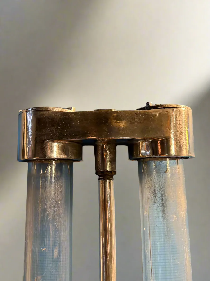 Salvaged Heyes Aluminium Double Strip Light
