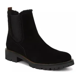 Sam Edelman Women's Jaclyn Round Toe Suede Booties Black Women's Size 6.5