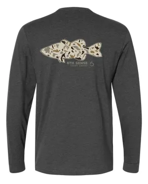 Sandy Flats - L/S Tee - Charcoal