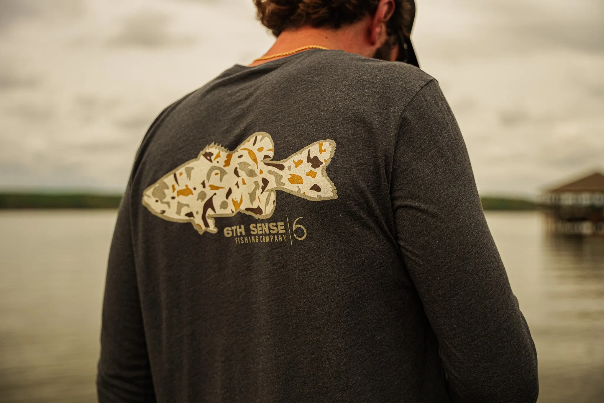 Sandy Flats - L/S Tee - Charcoal