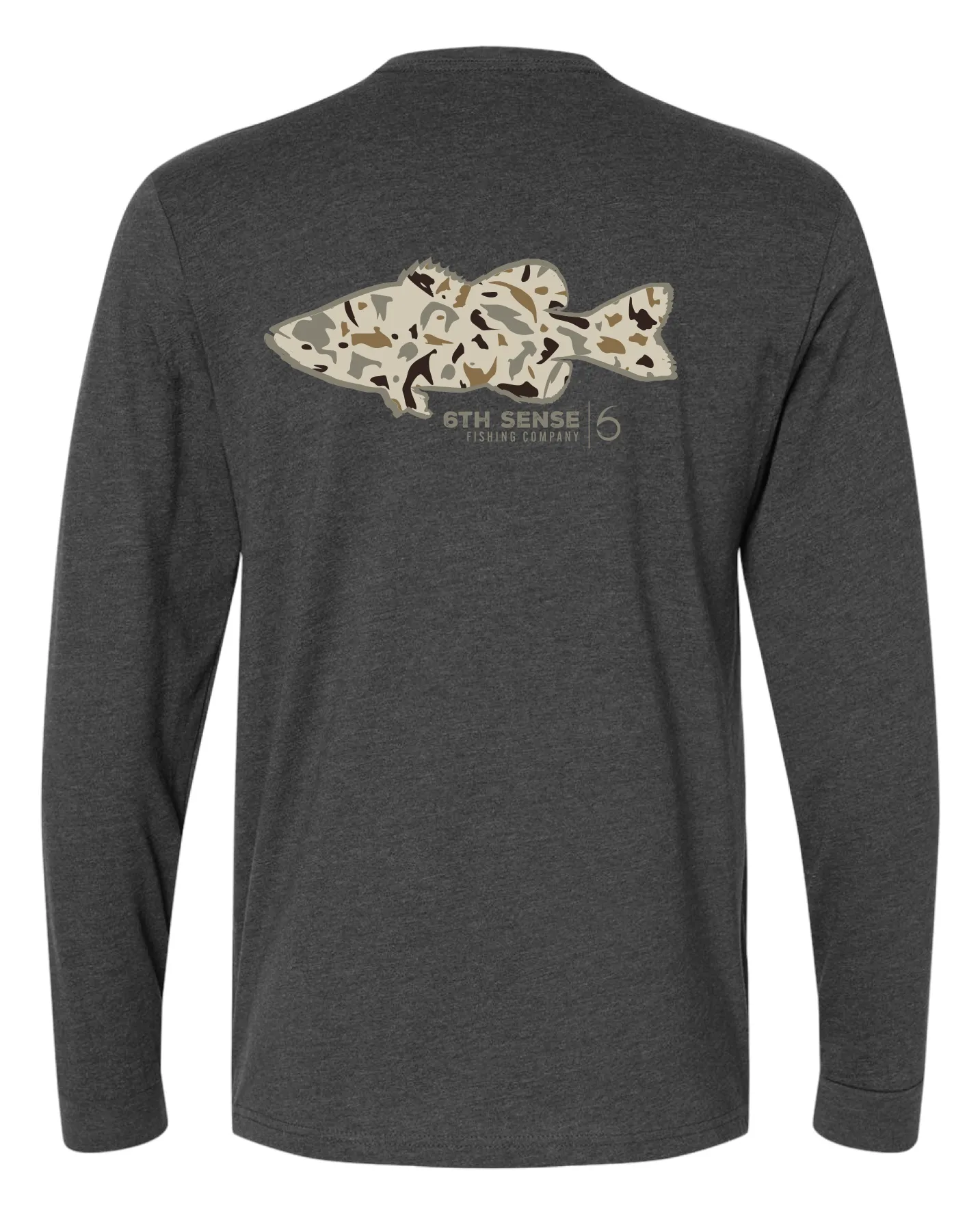 Sandy Flats - L/S Tee - Charcoal