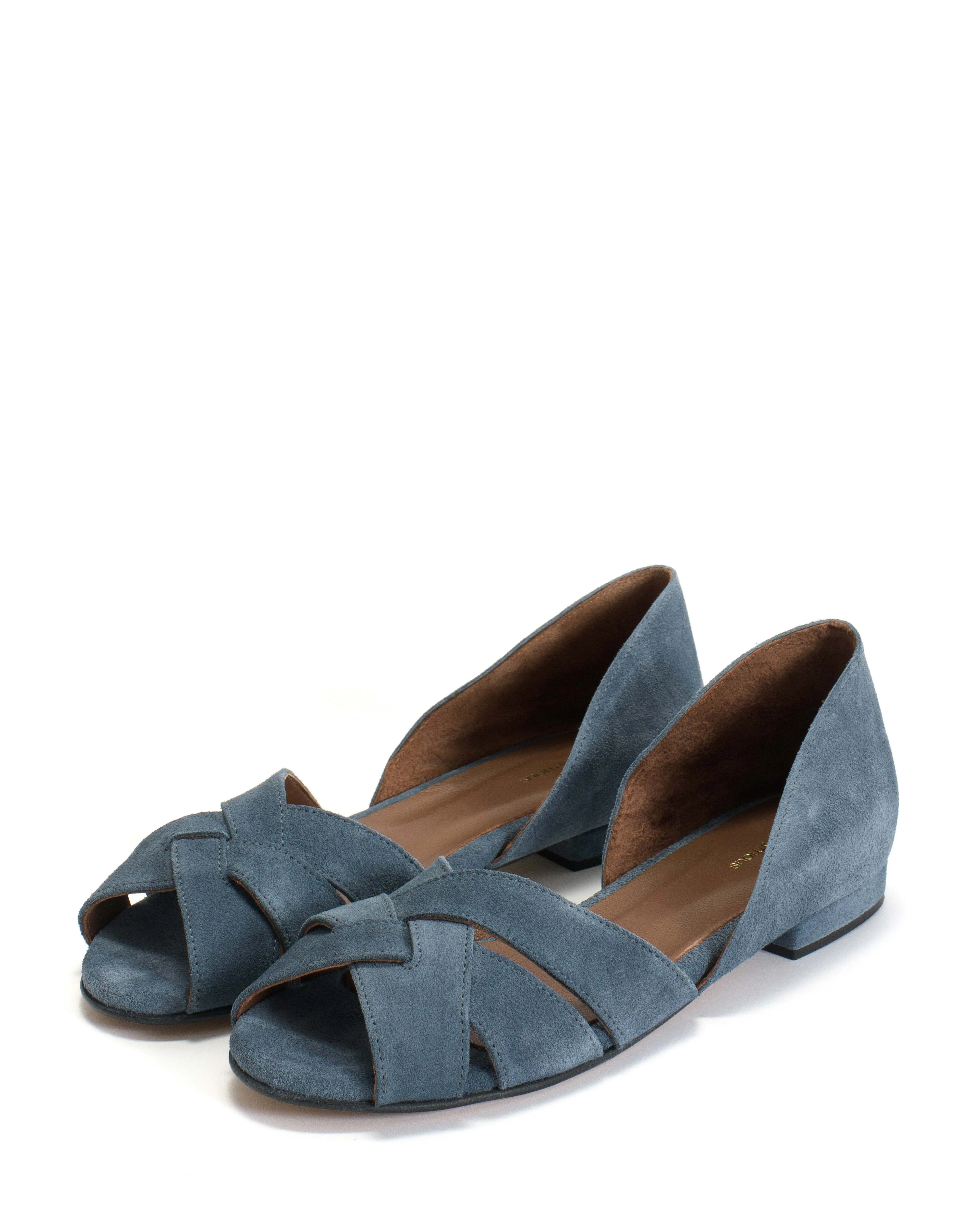 Sanni 20 Calf Suede Denim Blue