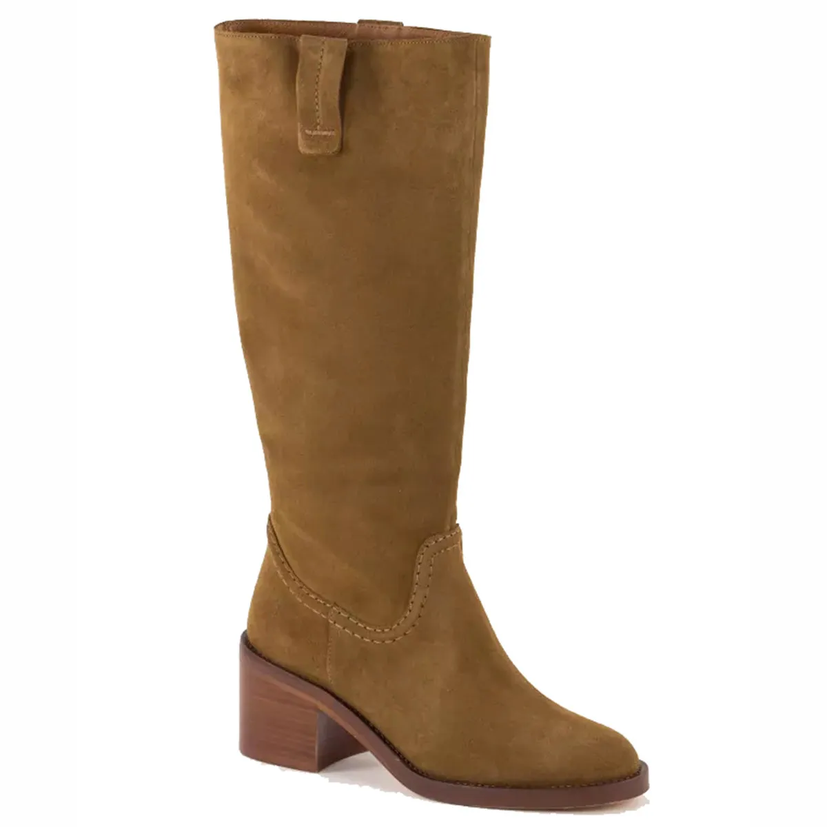 Sessun Lina Grande Boot Suede Tobacco