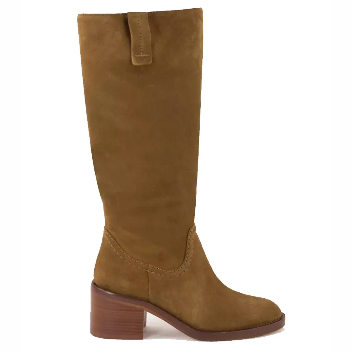 Sessun Lina Grande Boot Suede Tobacco