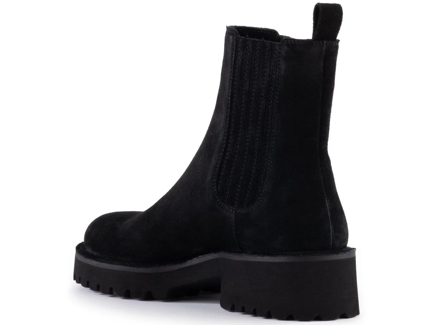 Seychelles: Cashew Suede in Black