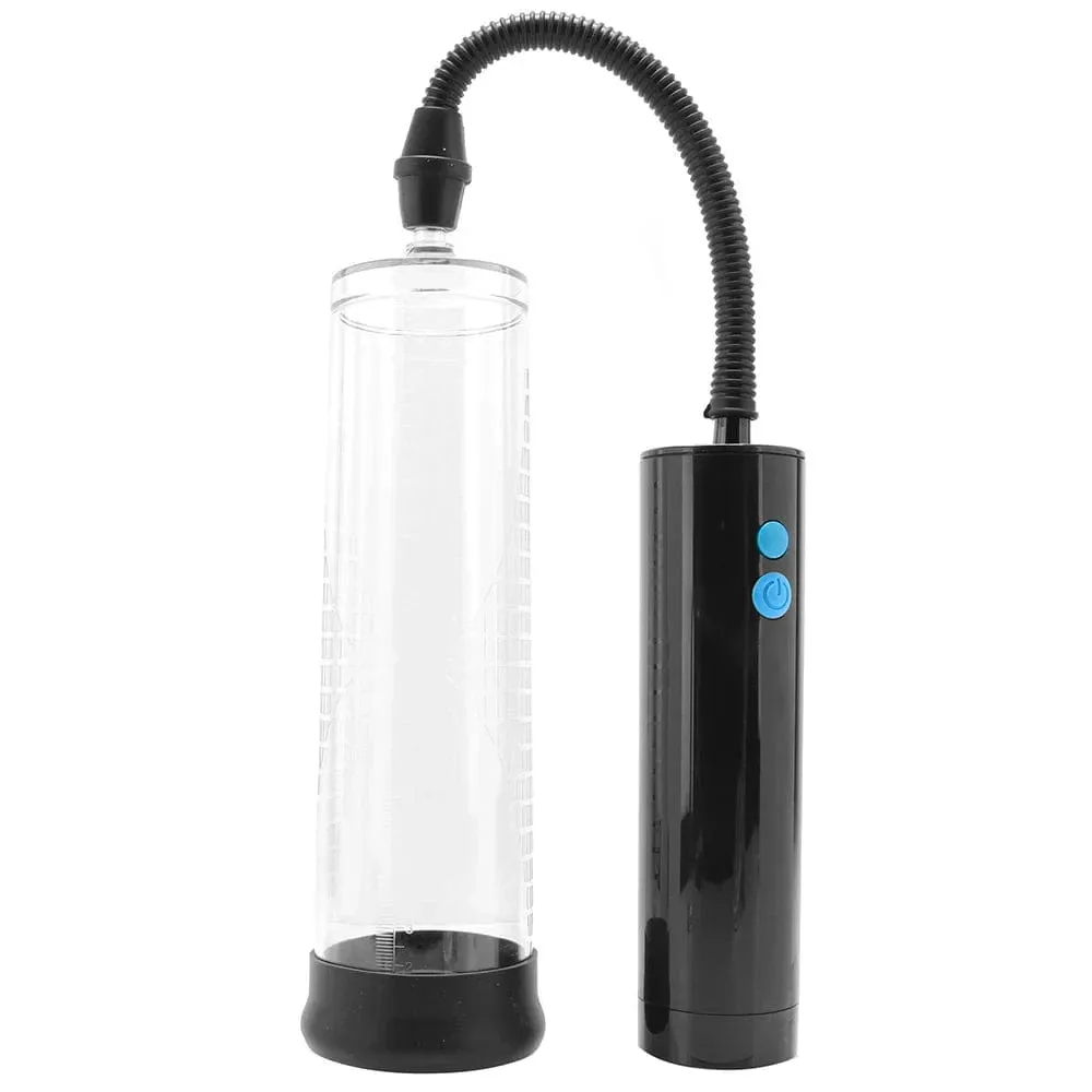 Shots Toys Pumped Extreme Power Rechargeable Auto Pump in Clear