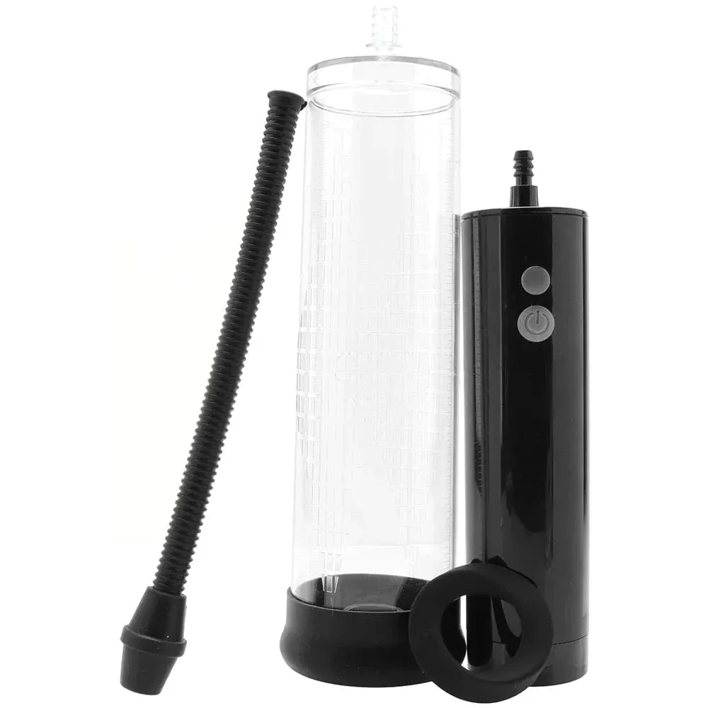 Shots Toys Pumped Extreme Power Rechargeable Auto Pump in Clear