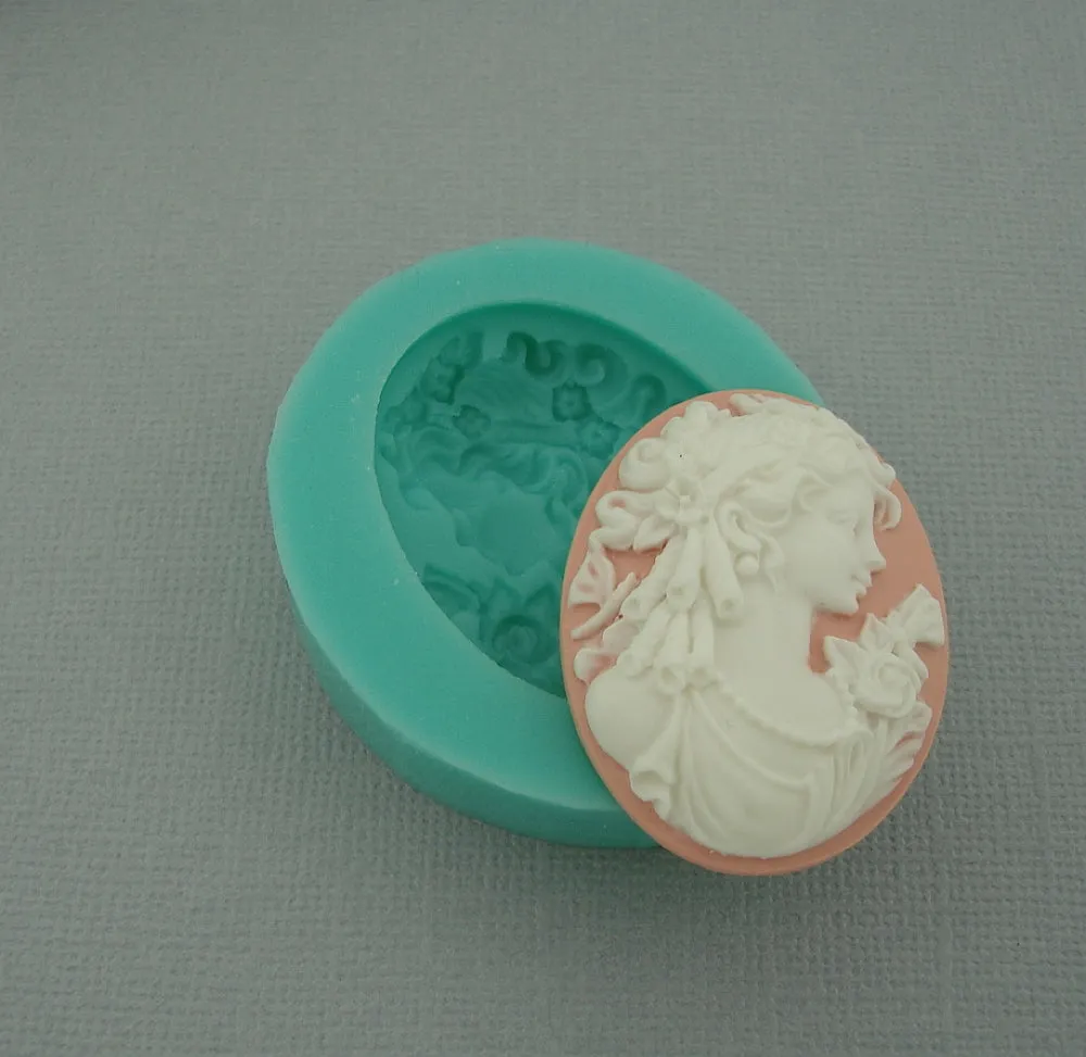 Silicone Mold  Fairy Lady for Crafts, Jewelry, Resin, Polymer Clay.