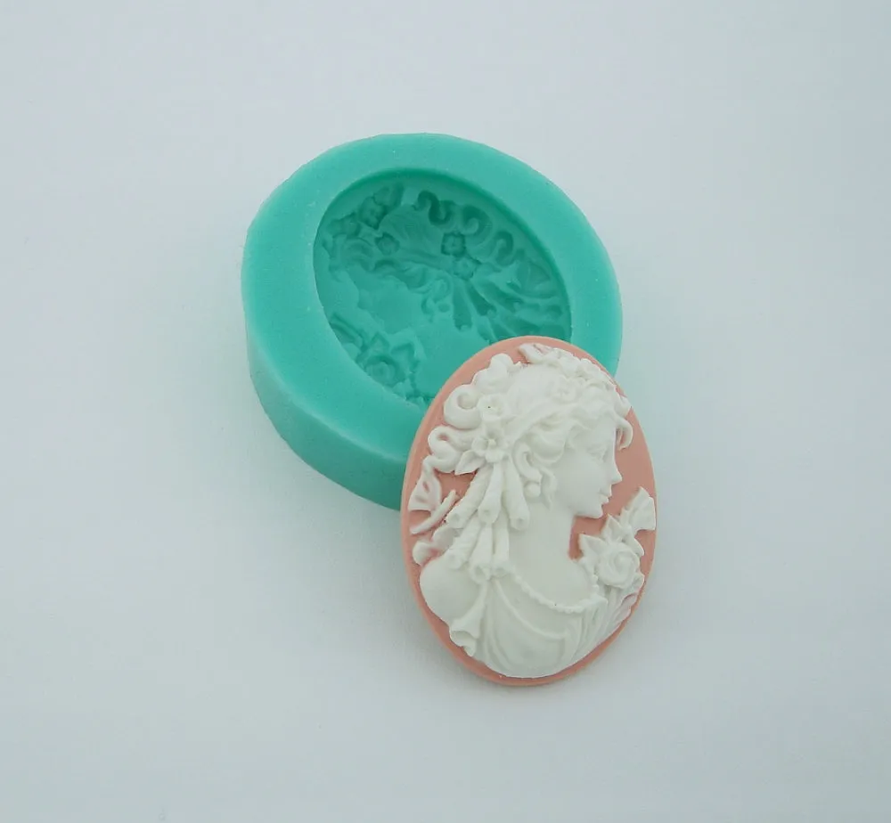 Silicone Mold  Fairy Lady for Crafts, Jewelry, Resin, Polymer Clay.