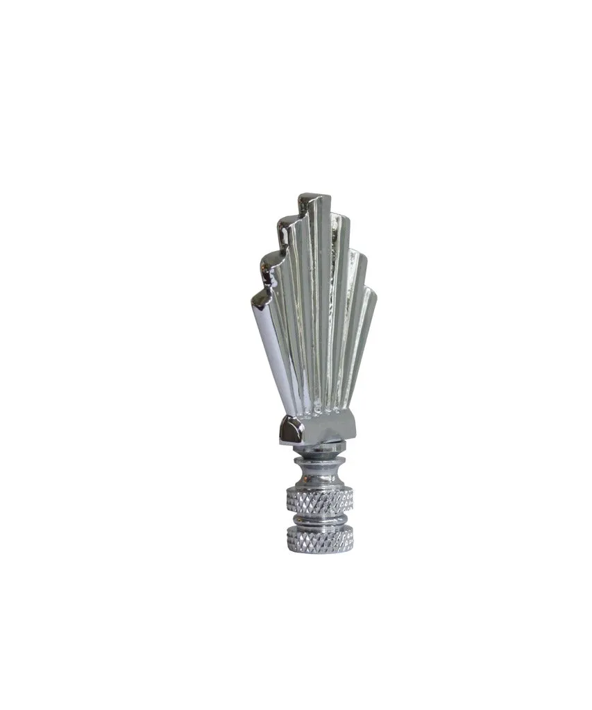 Silver Art Deco Lamp Finial