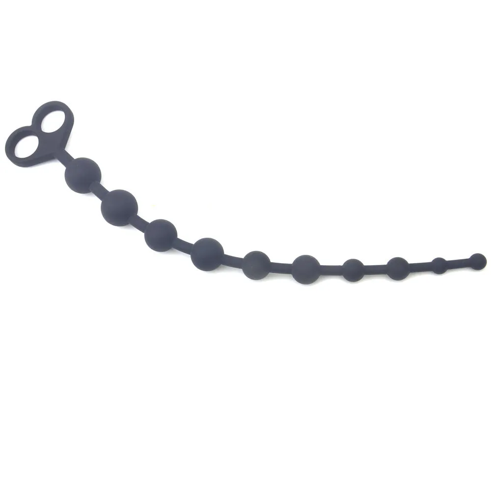 Sinful Flexible Anal Beads | Black