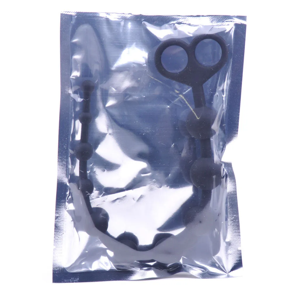 Sinful Flexible Anal Beads | Black