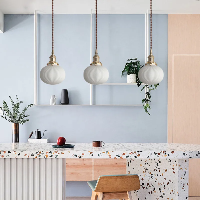 Sjöborre art deco pendant light