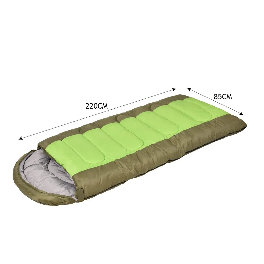 Sleeping Bag Outdoor Camping Single Bags Hiking Thermal -20 deg Winter