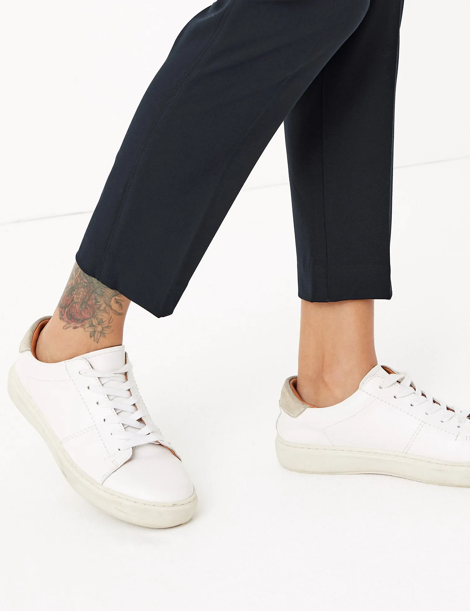 Slim Leg Ankle Grazer Trousers