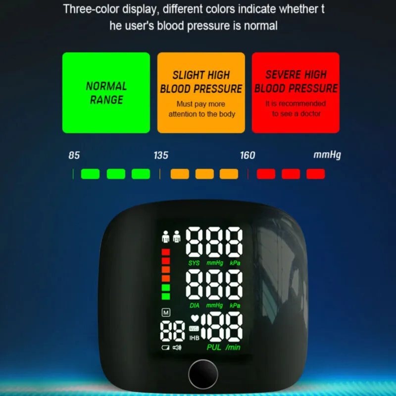 Smart Wrist Blood Pressure Monitor