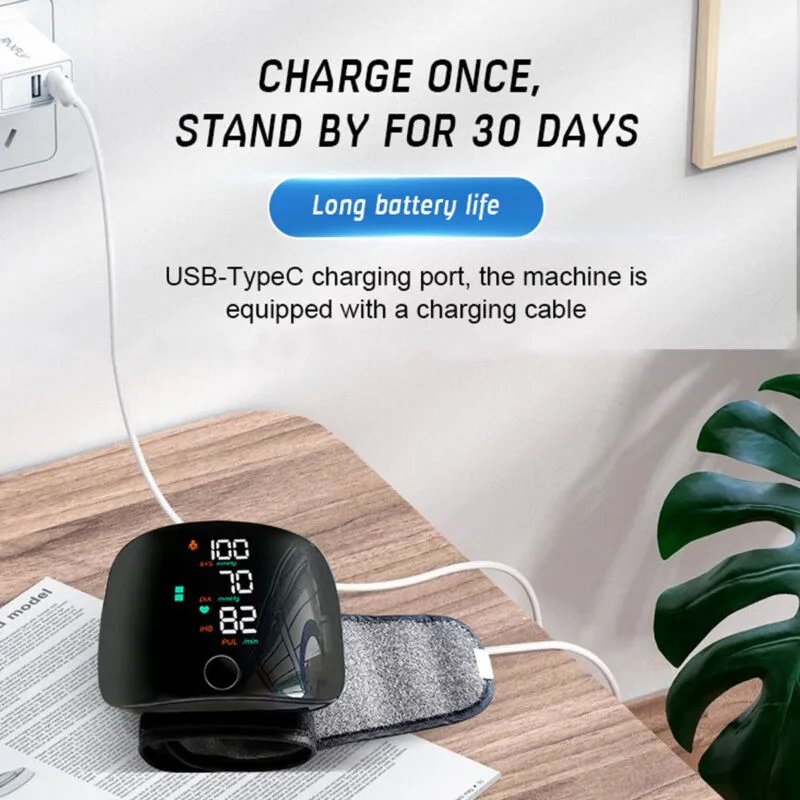 Smart Wrist Blood Pressure Monitor