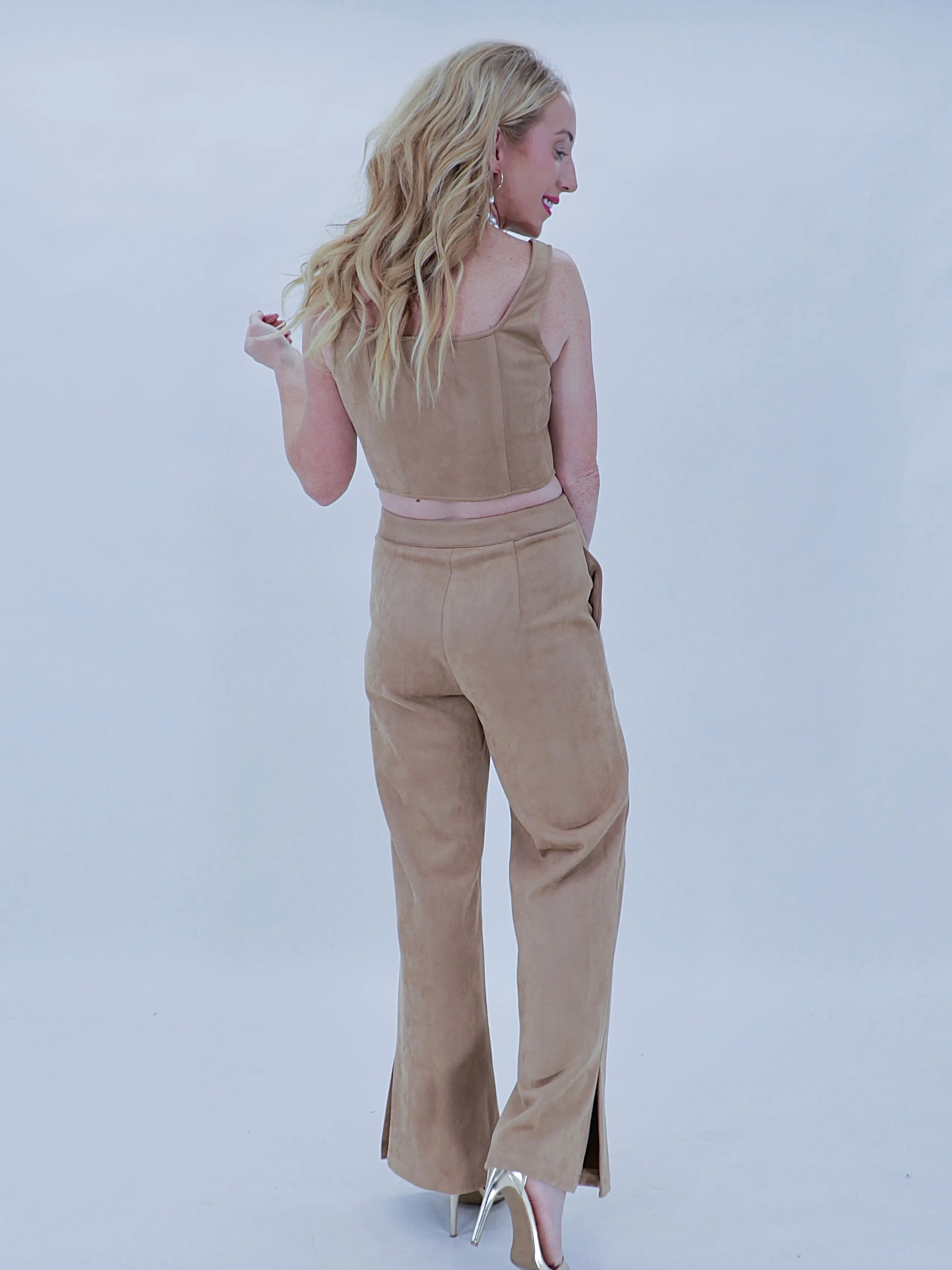 Sonya's Suede Top