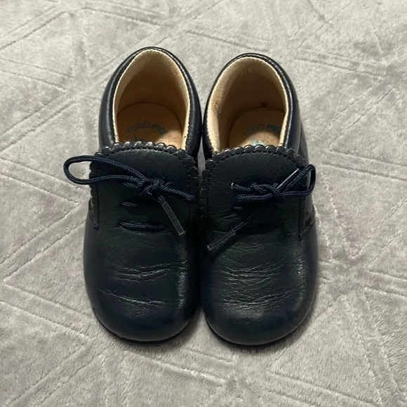 Spanish style navy booties
