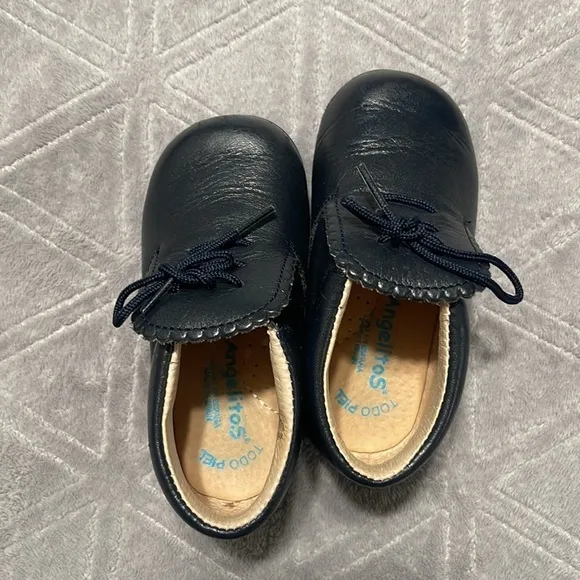 Spanish style navy booties