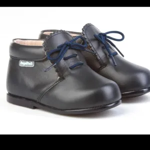 Spanish style navy booties