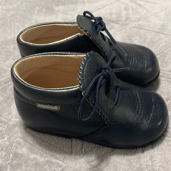 Spanish style navy booties