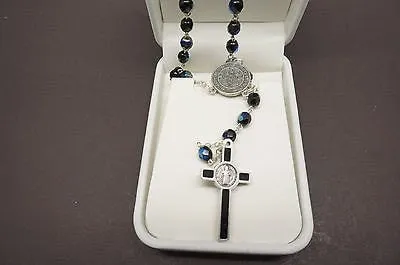 St Saint Benedict Elegant Rosary and Prayer