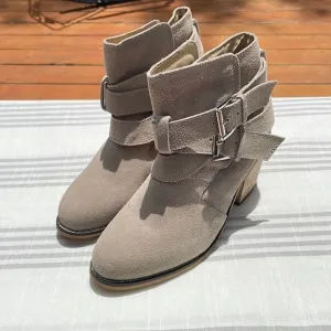 Sterling River Boots Suede Leather Size 7.5